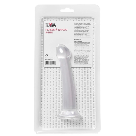 Фаллос ToyFa Jelly Dildo S