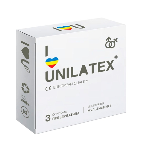 Презервативы ароматизированные Unilatex Multifruits