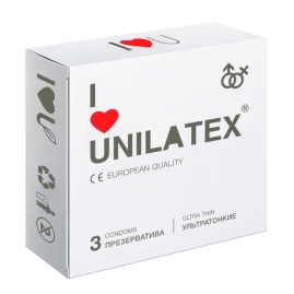 Презервативы Unilatex Ultra Thin - ультратонкие