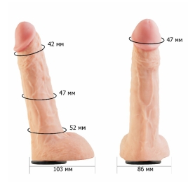 Фаллос-насадка Unicock 9", Lovetoy