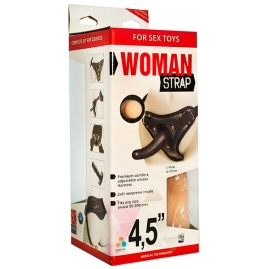 Страпон Lovetoy Woman Strap 4,5" - 2 насадки