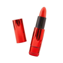 Мини-вибратор «Помада» Black&amp;Red