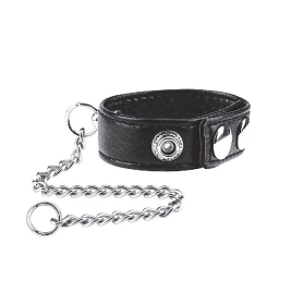 Поводок на пенис Snap Cock Ring With 12" Leash
