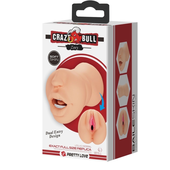 Двусторонний мастурбатор Crazy Bull Zoey
