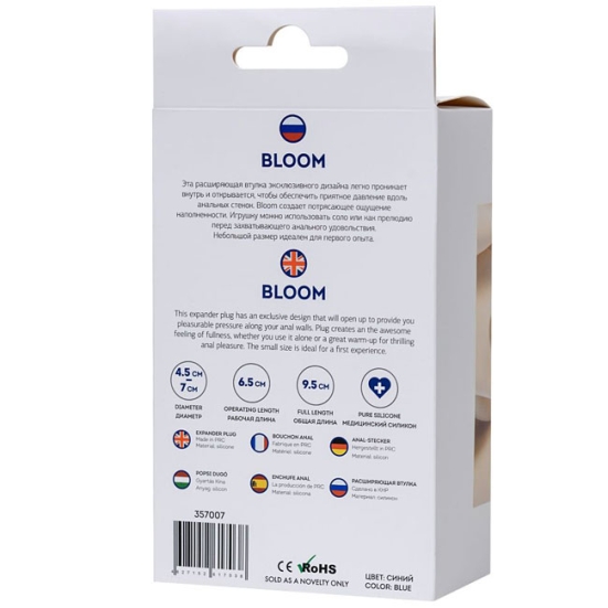 Пробка Bloom ToDo, Toyfa