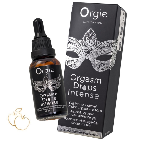 Съедобный гель для клитора Orgie Orgasm Drops Intense