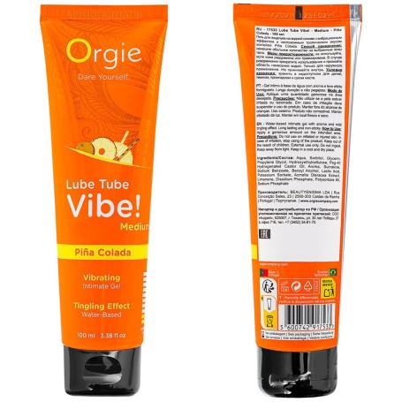 Лубрикант с эффектом вибрации Orgie Lube Tube Vibe Medium