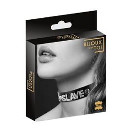 Чокер с надписью SLAVE