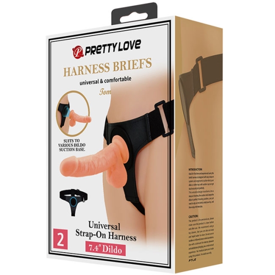 Страпон Pretty Love Tom